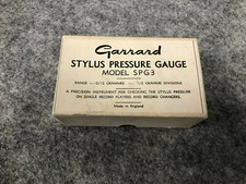 Vintage Garrard Model SPG3 Stylus Pressure Gauge