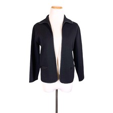 Vintage Stix, Baer  Fuller Wool Open-Front Cardigan Jacket Made in Italy