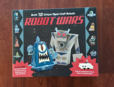 Robot Wars - 10 Unique Papercraft Robots - Modern Robot Art Craft Kit - Ages 6+