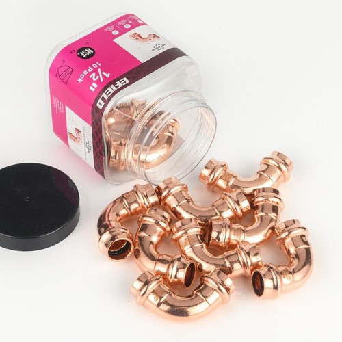 10 PCS EFIELD 1/2 " Press Fit 90 Degree Elbow, No Lead , Pro Pack