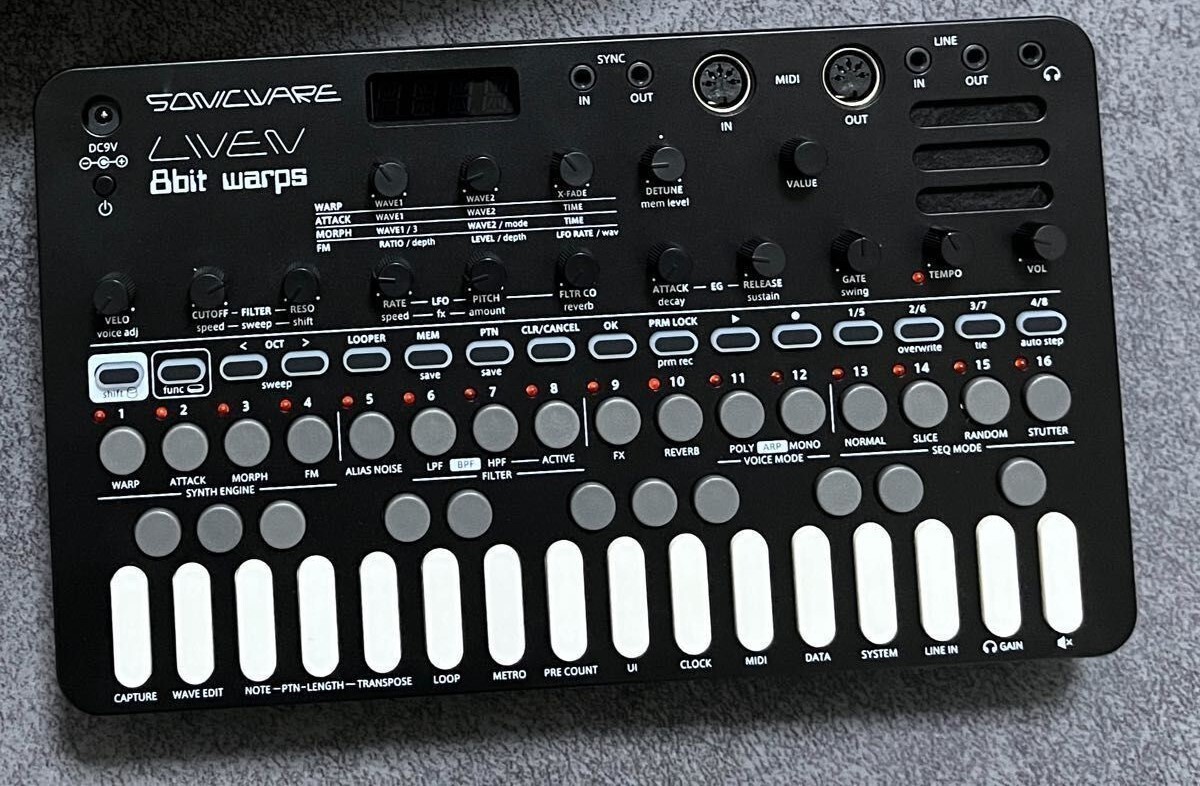 Sonicware LIVEN 8bit Warps Desktop SYNTHESIZER Confirmed Sonicware LIVEN 8bit Warps Desktop SYNTHESIZER Confirmed