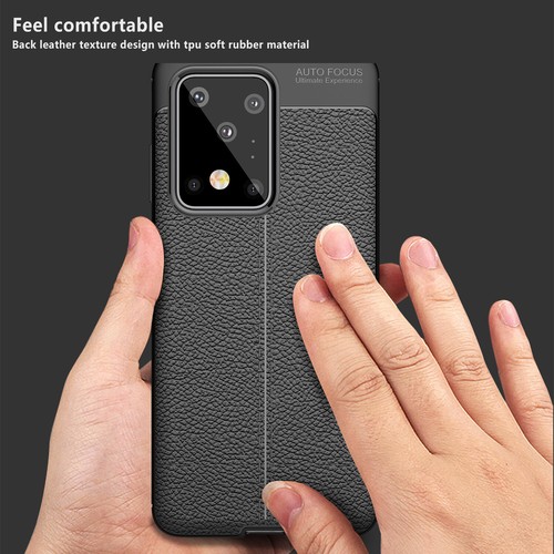Coque fine motif cuir pour Samsung Galaxy S24 S23 Ultra S22S21S20A14 5GA34A54 - Photo 5 sur 21