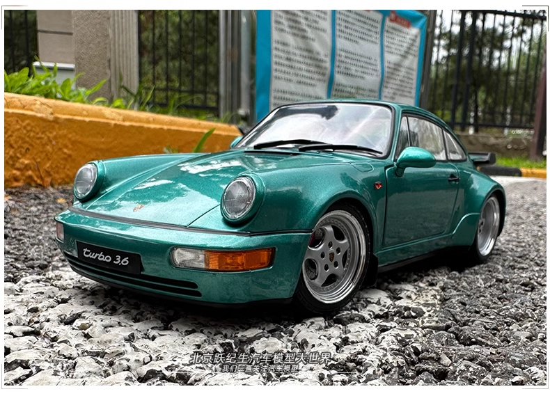 Solido 1/18 PORSCHE 964 TURBO 3.6 1991 Metal Diecast Model Car