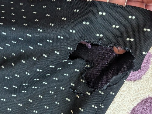 Vintage 70's PBJ Junior Petites Black Polka Dot Dagger Collar Jumpsuit Size XS/S - Picture 20 of 22