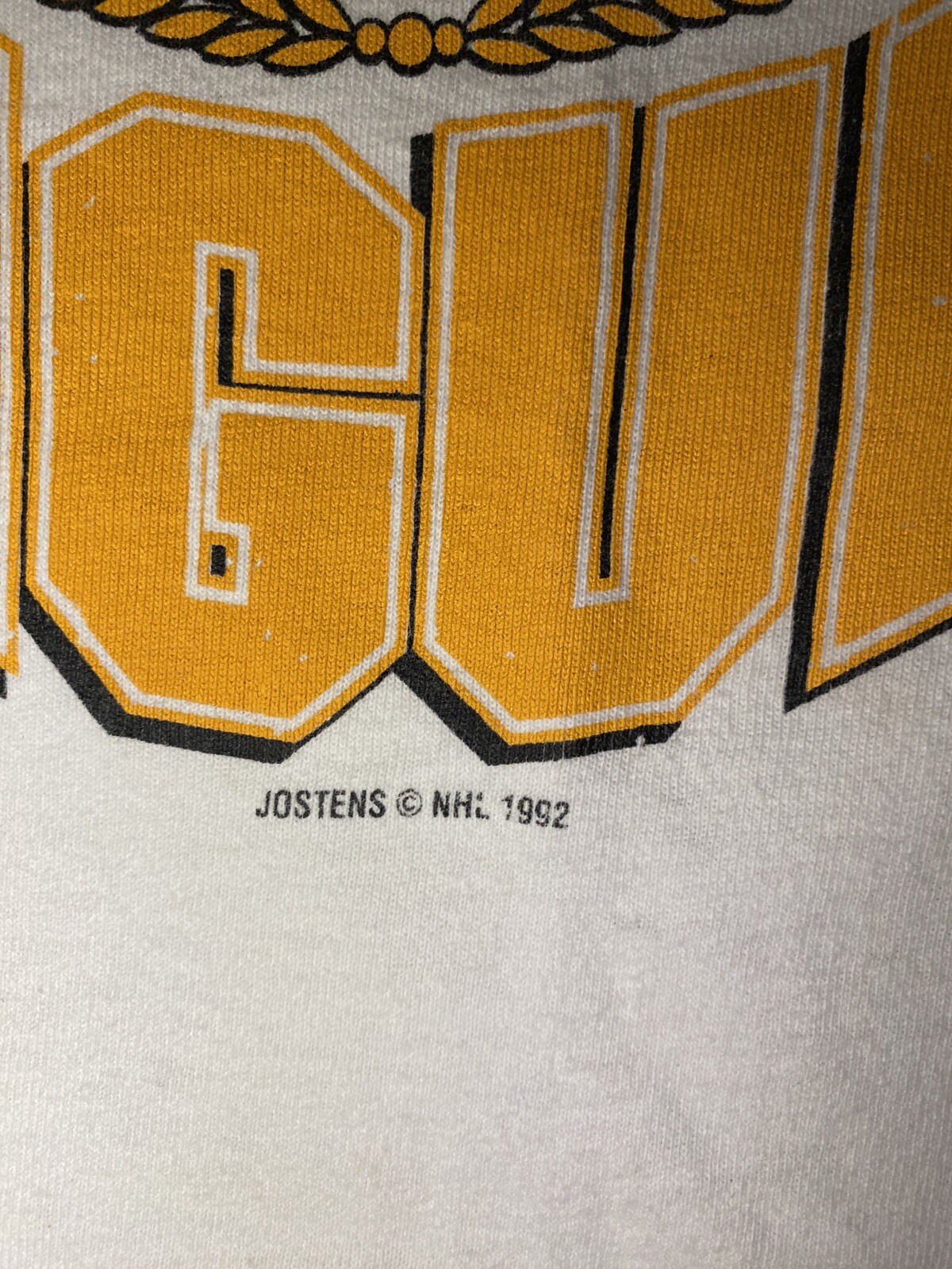 1992 Vintage jostens nhl pittsburgh penguins shirt st… - Gem