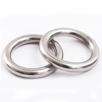 #ad #ad 304 Stainless Steel Round Rings Solid Welded Metal O Ring 20mm 30mm 40mm 100mm $114.98