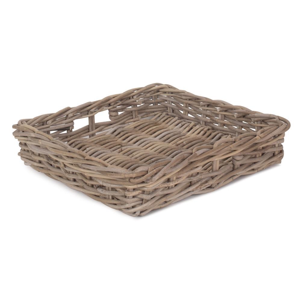 Square Rattan Serving Basket