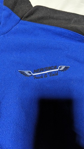 Adidas climawarm heritage Vintage fleece Tracksuit Jacket blue size M - Picture 4 of 16
