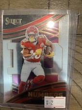 2023 Panini Select - Select Numbers #NMB-IPA Isiah Pacheco