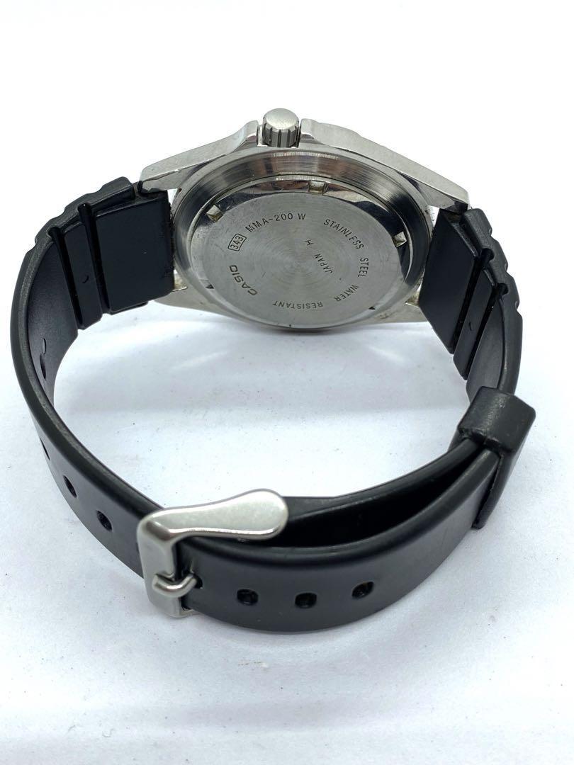 Men CASIO MMA-200W 343 Pepsi Color Diver watch Free Shipping | eBay