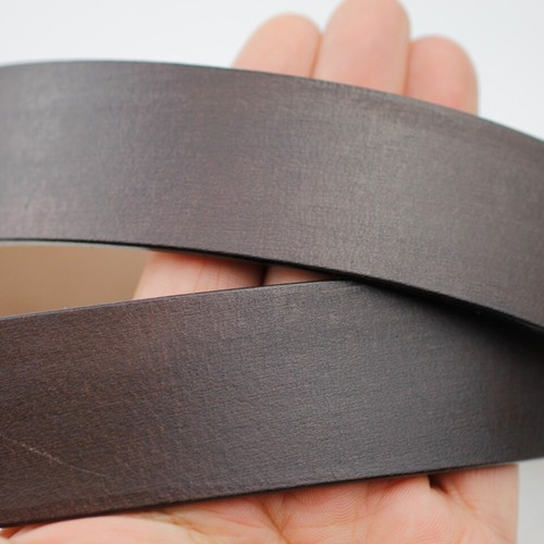 Genuine Leather Belt 4cm Dark Red Brown Belt Changeable Belt Women Men LG33 - Picture 7 of 9