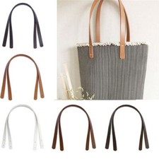 2Pcs 60cm Tote Handbag Shoulder Bag Strap Belt PU Leather Handle Replacement DIY