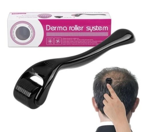 Beard Derma Roller For Hair Loss Beard Growth Titanium