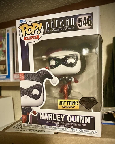 💢🃏FuNkO🧨 pOp ‼️ Harley Quinn #546 Diamond Hot Topic EXCLUSIVE!💎💢NiB