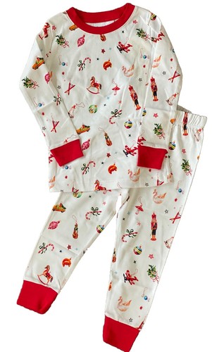 BRAND NEW Lake Boys Size 18-24 Months CHRISTMAS Pima Cotton Pajamas LUXURY