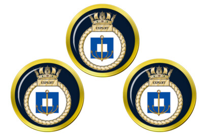 HMS Exploit, Royal Navy Golfball-Marker