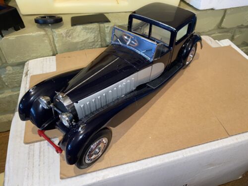 Splendida (ENORME) scala 1/16 Franklin nuova di zecca 1931 Bugatti Royale Coupe Deville