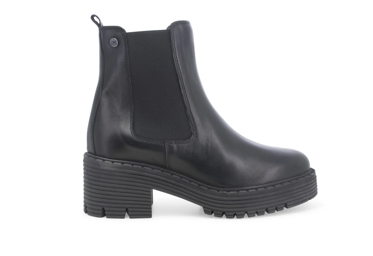Melluso Tronchetto donna in pelle nero 018869d eBay