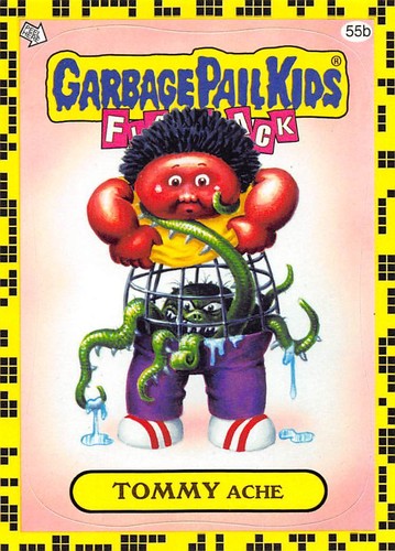 GARBAGE PAIL KIDS 2011 FLASHBACK SERIES 2 PICK-A-CARD YELLOW BASE STICKERS TOPPS - Picture 220 of 321
