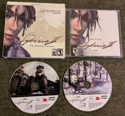 Syberia II 2 - rare retro PC game