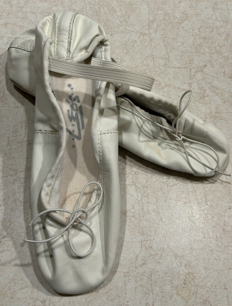 SAOLA Leo's 027 scarpe da pantofola bianca per adulti taglia 3 5 D suola intera