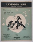 Lavender Blue (Dilly Dilly) by Larry Morey Eliot Daniel, Sheet Music, 1948