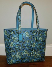 coach floral highline tote
