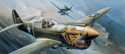 Academy 12468 - 1/72 P-40E - Neu