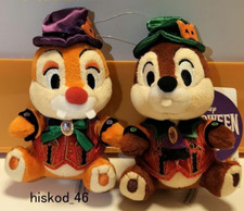 Tokyo Disney Resort Halloween 2024 Chip  Dale Plush Badge Set Disneyland Japan