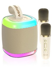 Karaoke Machine for Adults/, Portable Bluetooth Speaker System with 2 Wireles...