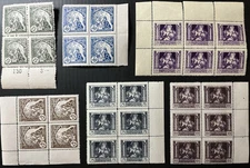 CZECHOSLOVAKIA - 1919,  Collection of several Blocks - MNH