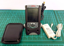 Compaq IPAQ Pocket PC 3630 Windows PDA Dock Cradle Stylus Case Charger WORKING