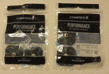 Two 2 Compex Snap 2"x2" Self-Adhesive Electrodes SEALED PACKS OF 4 EACH NEW 
