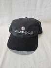 Vintage Leupold Optics Hat Black Houndstooth Hunting Rifle Scope Adjustable USA — photo 1
