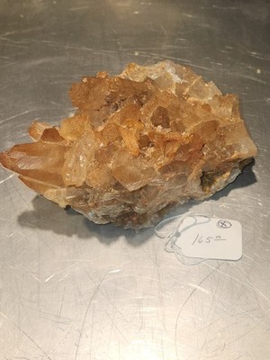 Double Sided Tangerine Quartz Cluster from Brazil - 2.5 lbs!