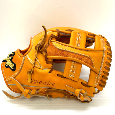 Kubota Slugger KSG-24MS Infielder Glove 11.25 Orange Hardball RHT