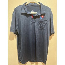 Domino's Gear Pizza Pocket Polo Shirt men  s medium