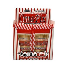 Espeez Cinna-Pix Cinnamon Toothpicks 24 Count Display Sugar Free Old Fashioned