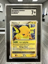 2008 Raichu LV.X SGC 7 Stormfront Diamond And Pearl Holo Pokemon Card