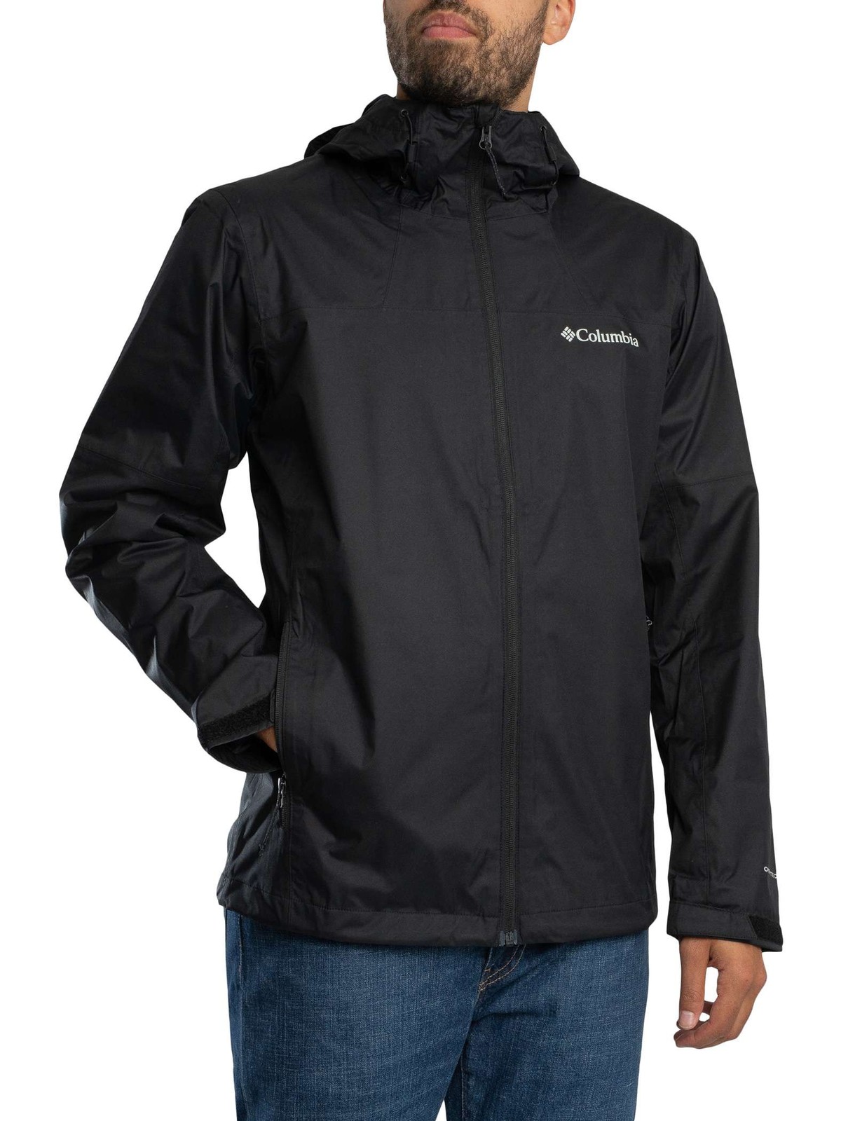 Columbia de los hombres Chaqueta impermeable Inner Limits III, Negro