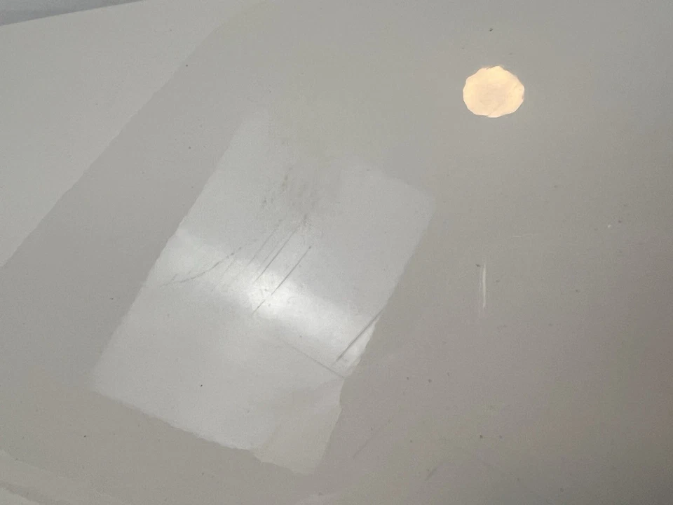 08-12 OEM Buick Enclave blanco perla ventana trasera izquierda derecha moldura de plástico Foto 3 de 4