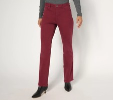 Belle by Kim Gravel Regular Primabelle Twill Frayed Baby Boot Jean Zinfandel 6 N