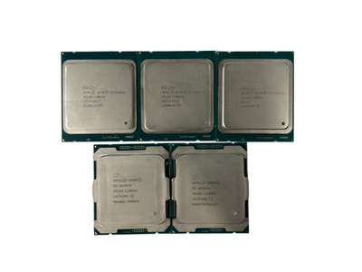 Intel Xeon CUP E5-2650V2 8/SR1A8 2.60GHz, E5-2650V4 12/SRN3 2.20GHz-[ Lot of 5]