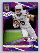 2020 Donruss Elite #170 Cameron Dantzler Purple #/99 Minnesota Vikings