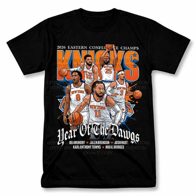 #ad Jalen Brunson Josh Hart Karl Anthony Towns Champions Graphic T Shirt $18.89