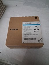 New In Box Genuine Canon PFI-301pc Blue Inkjet Cartridge