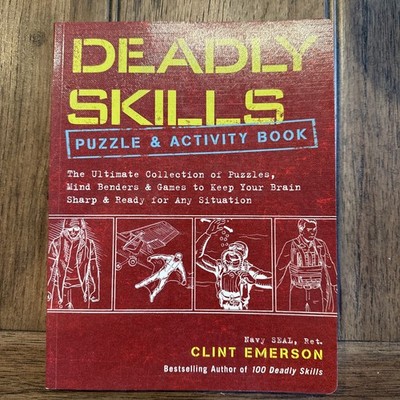 Deadly Skills Puzzle and Activity Book Logic Game Mind Bender Survival Evade Etc