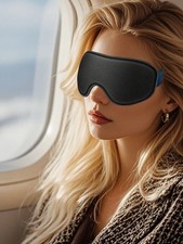 Breathable Memory Foam Sleep Mask with Adjustable Elastic Strap Night Masks