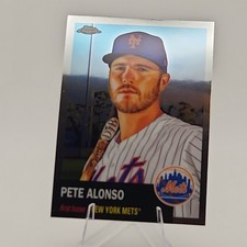 Topps 2022 Chrome Platinum Anniversary Pete Alonso #375 Mets Baseball Base Set