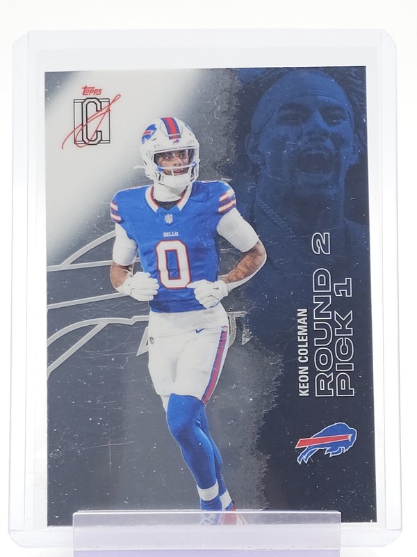 KEON COLEMAN 2025 TOPPS SIGNATURE CLASS ROUND 2 PICK 1 CHROME #64 BILLS Q7420